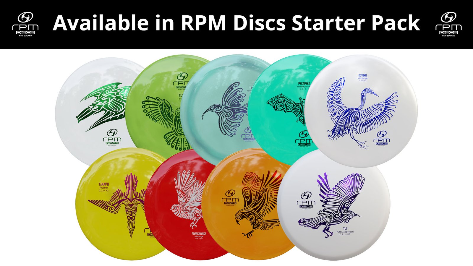 Discs Available for Starter Pack