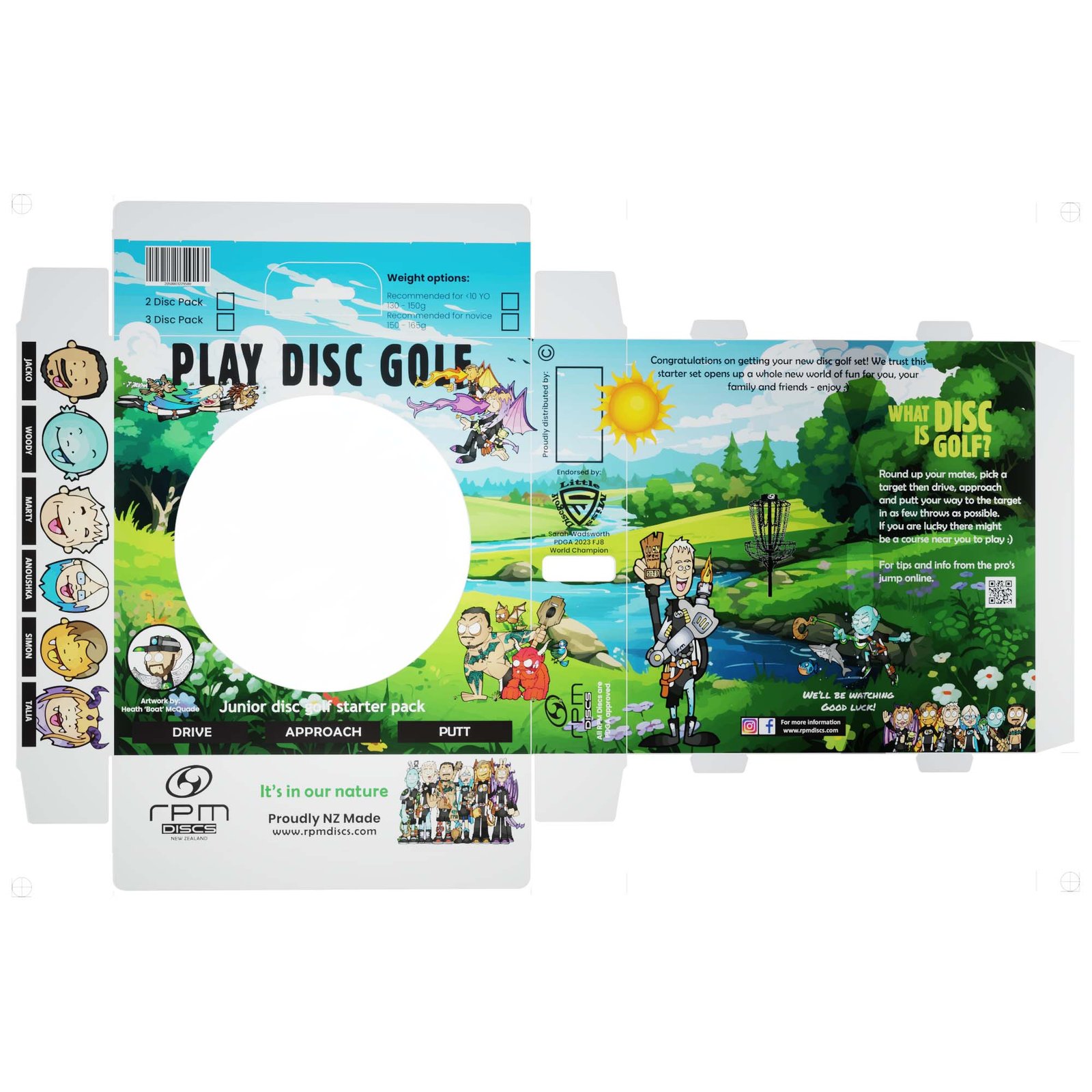 Junior Disc Golf Starter Pack - 3x Disc Strata - Image 5